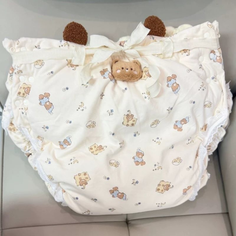 大人用コットン製、漫画柄の布製おむつ。長めの丈で厚みがあり、 - Boxer Brief Pack Cotton のレビューと価格