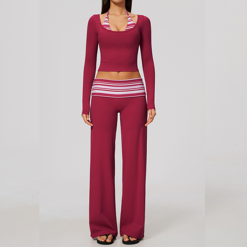 ヨガセット、スポーツスーツ、ジムウェア2点セット、女性用、ド - Compression Long Pant のレビューと価格