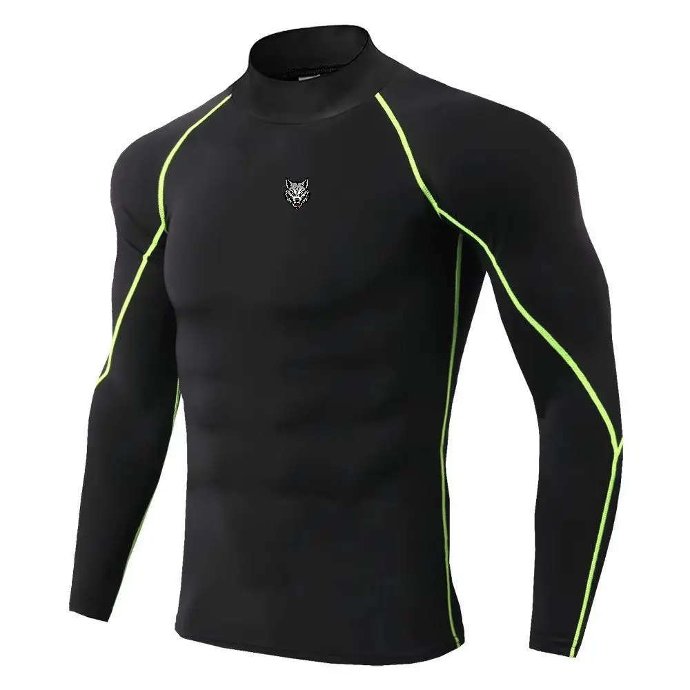 メンズスポーツTシャツ、速乾性、ボディビルディング、ランニン - Quick Dry Underwear のレビューと価格