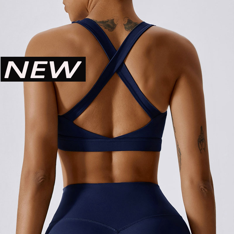 女性のためのセクシーな背中の開いたスポーツブラ,タイトなトッ - Quick Dry Underwear のレビューと価格