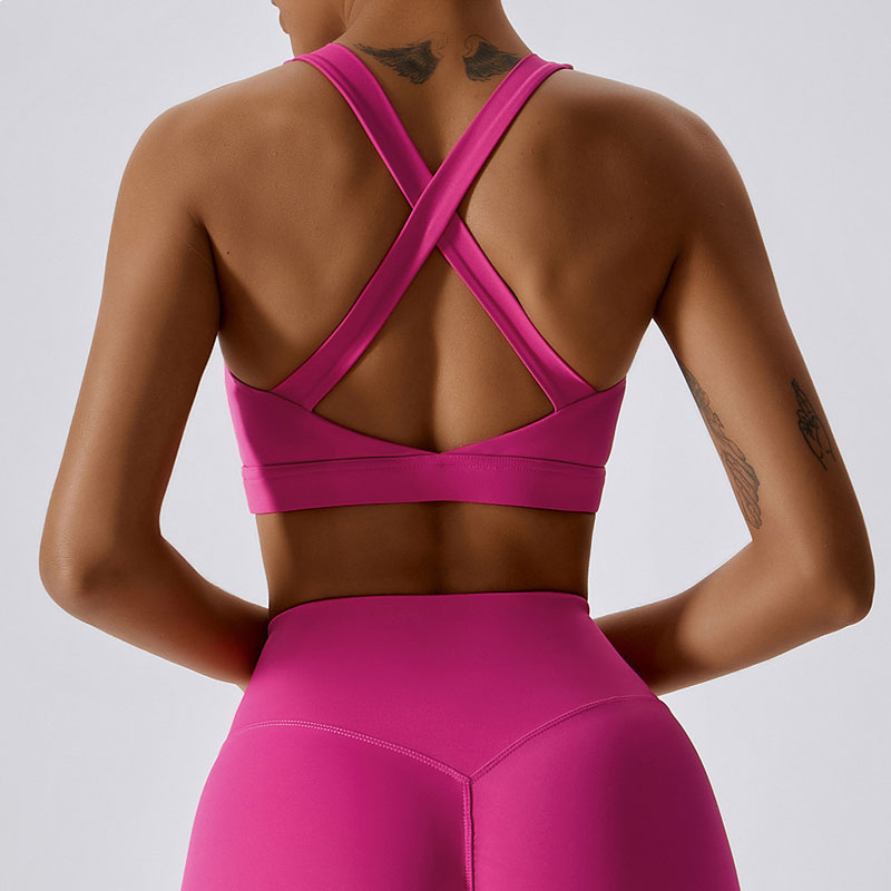 女性のためのセクシーな背中の開いたスポーツブラ,タイトなトッ - Quick Dry Underwear のレビューと価格